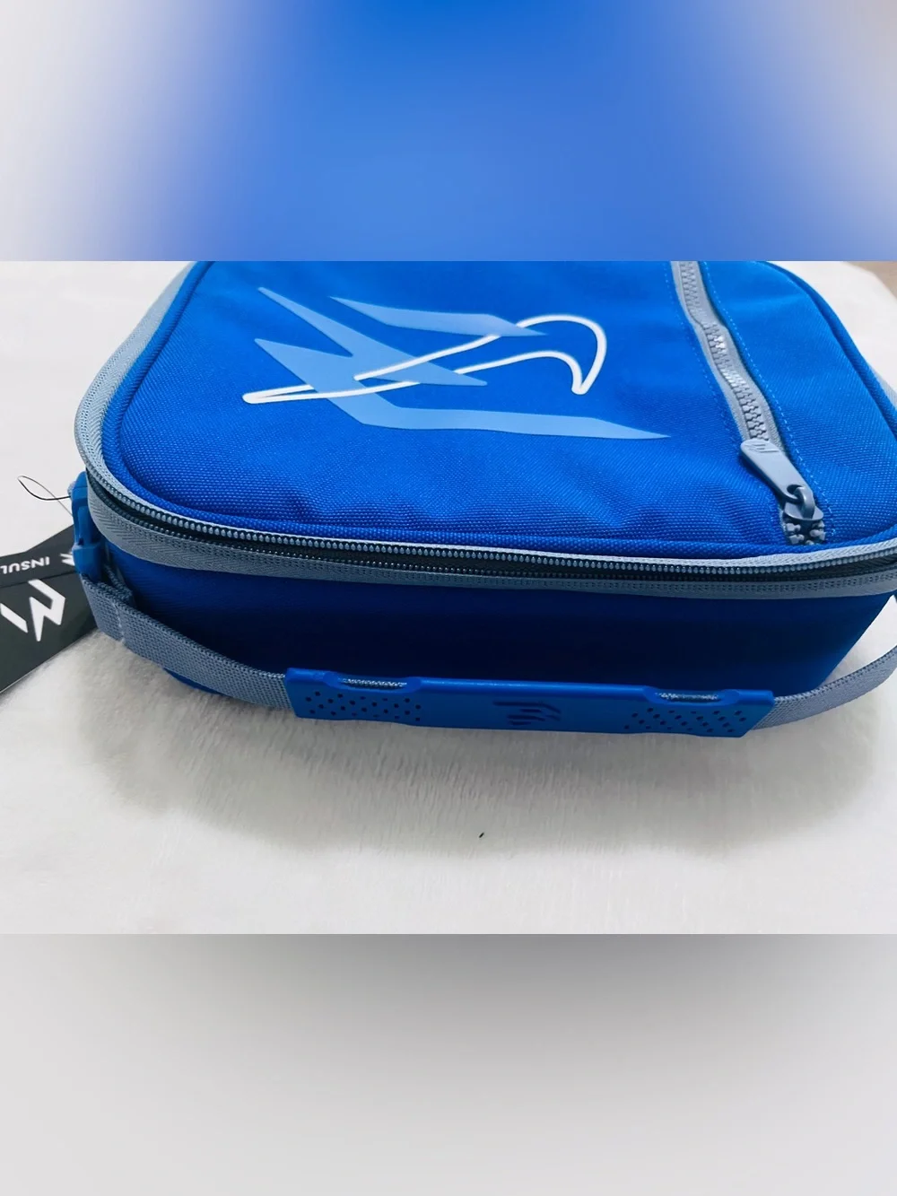 Nike Kids Game Royal Blue Gray Hard Shell Insulated Lunch Box (9AT051-U89)